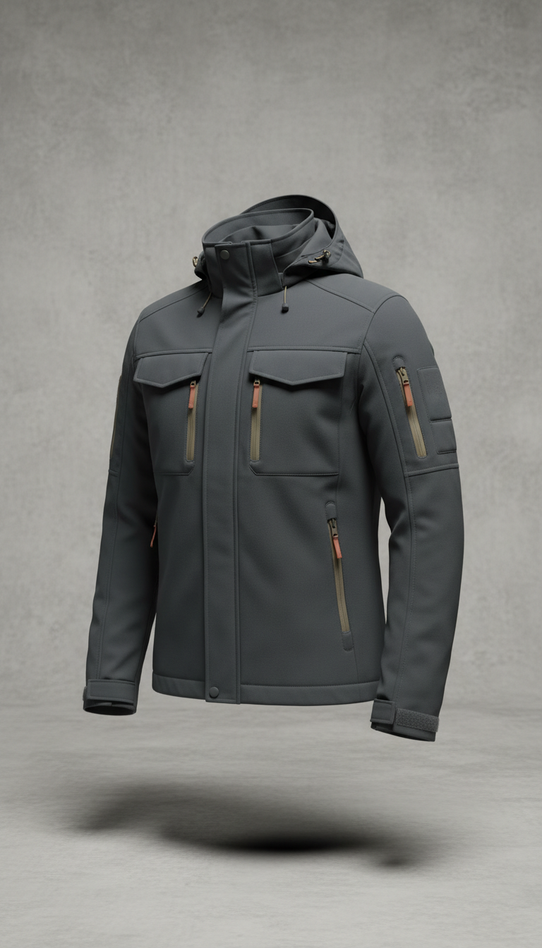 Charcoal Utility Jacket
