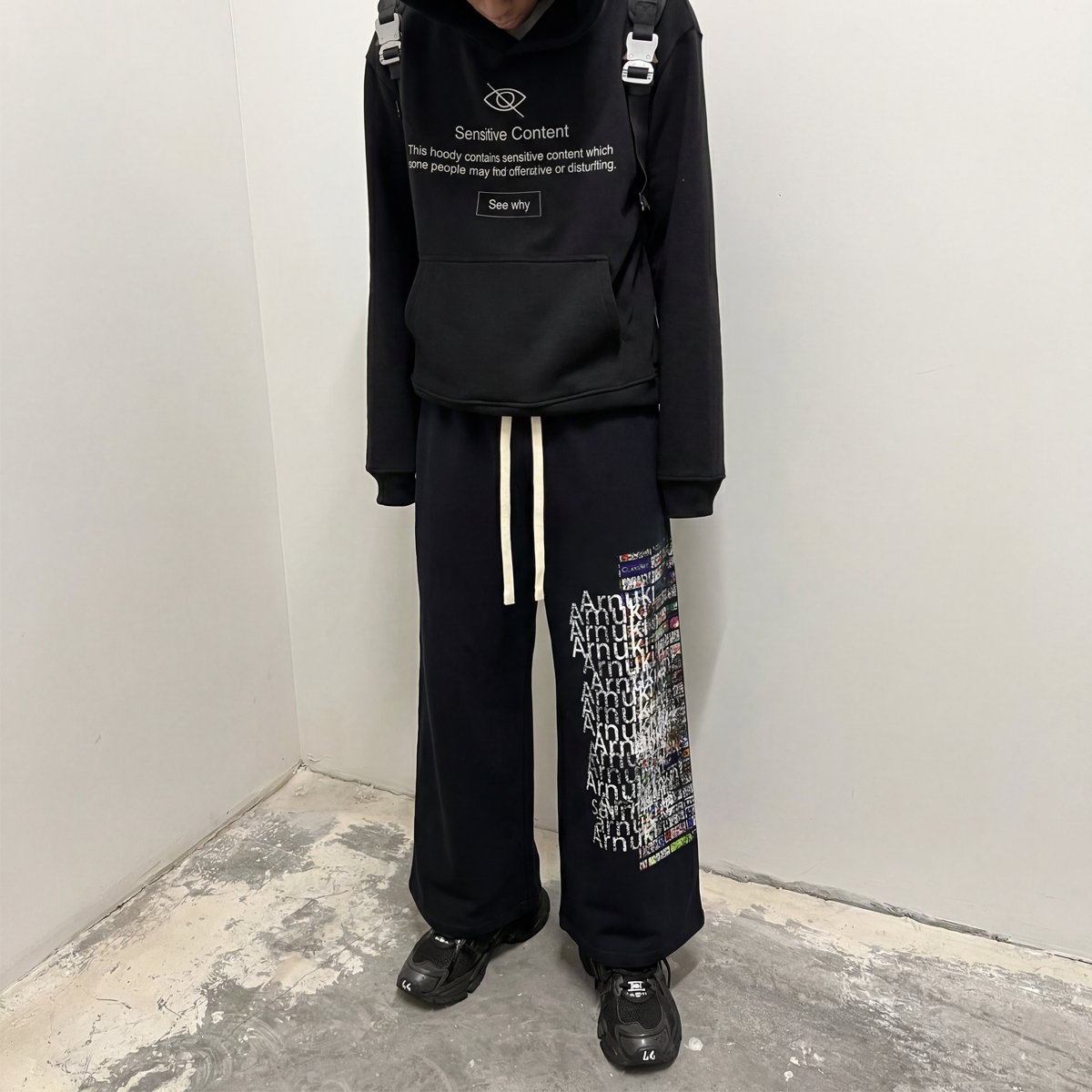 Market Crash Double Waisted Sweatpants