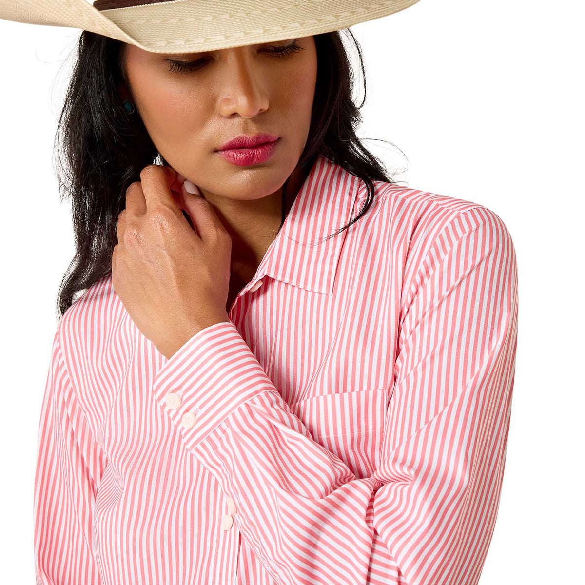 Ariat Women's Kirby Pro Shirt – Long Sleeve, Athletic Fit, UV Protection, Riding & Outdoor Wear
